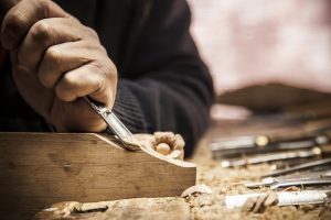 shaping interior wooden trim