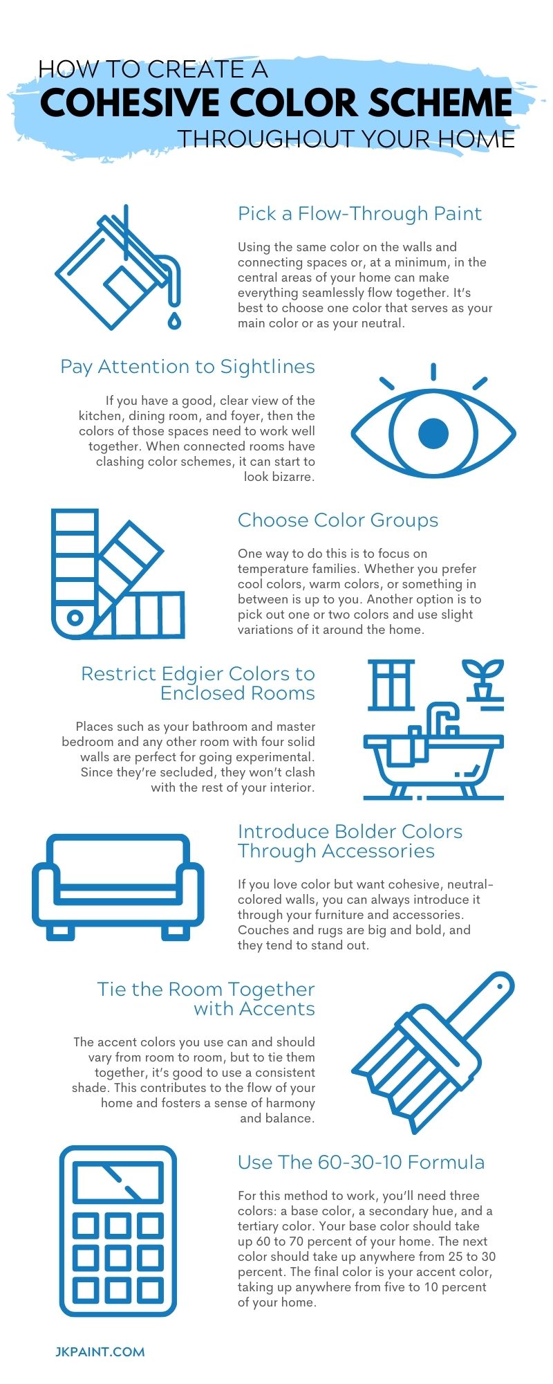 How To Create a Cohesive Color Scheme Throughout Your Home