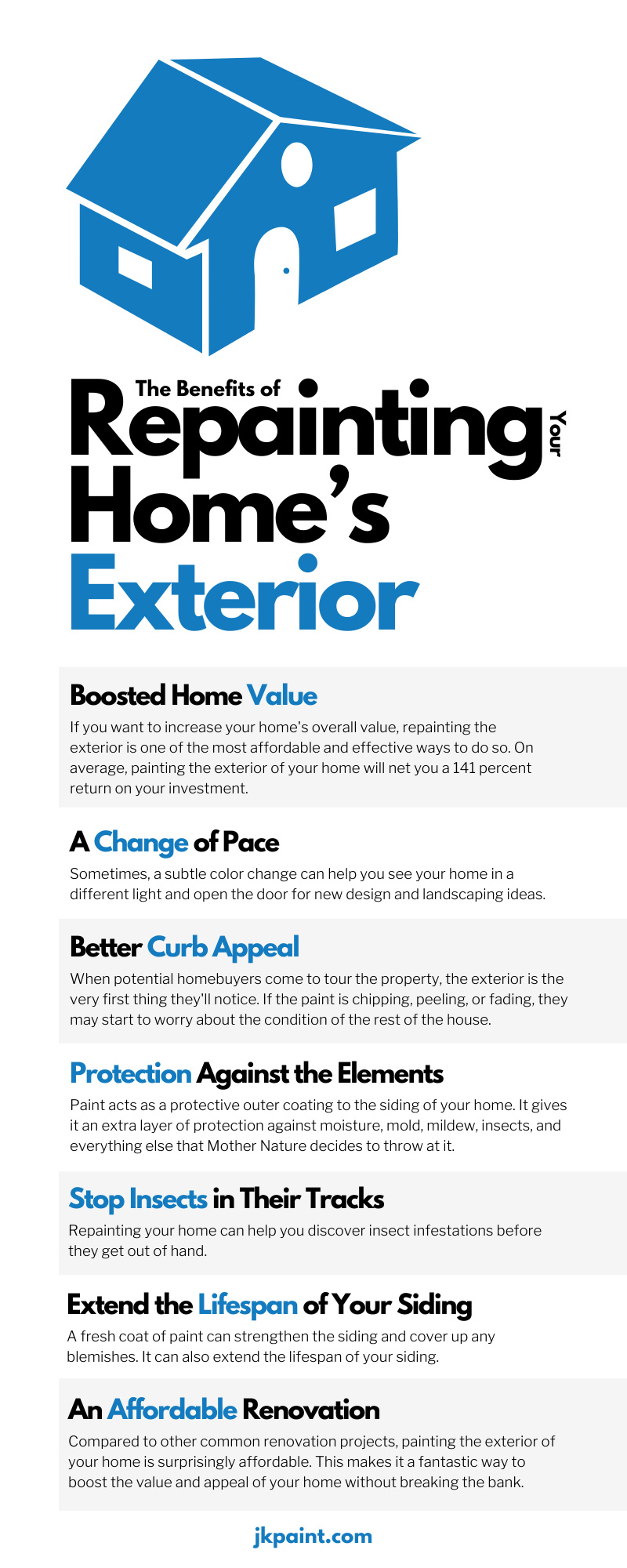 The Benefits of Repainting Your Home’s Exterior