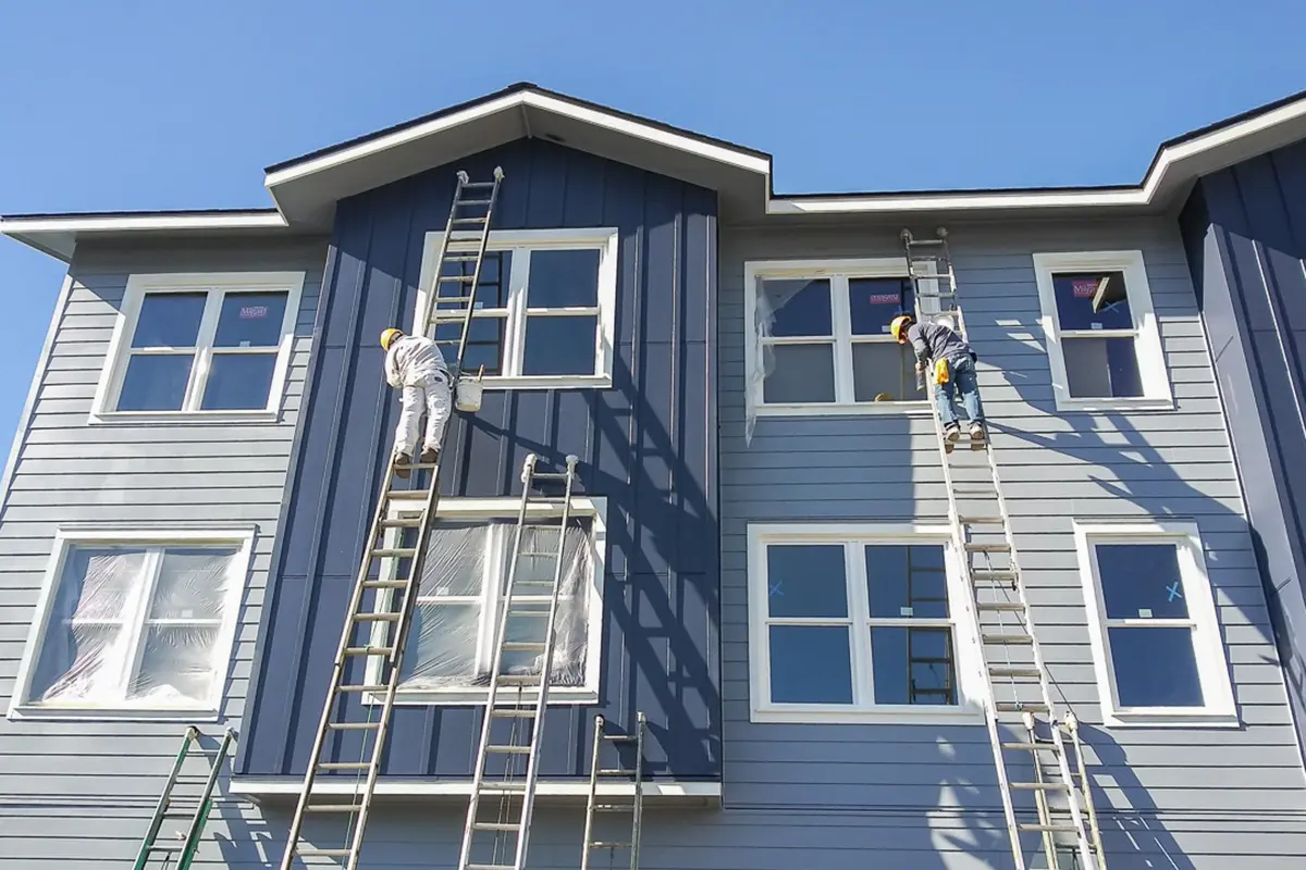 commercial building with a new paint job | JK Paint commercial painting services in portland, oregon