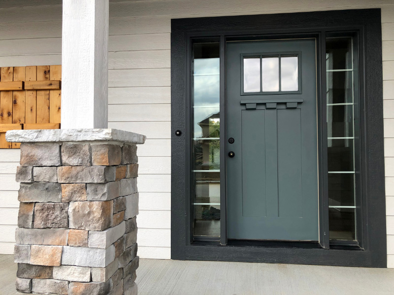 dark-greenish-painted-front-door