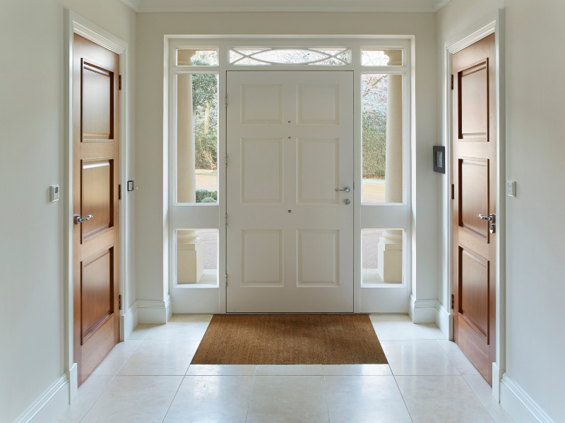 large-front-door-painted-white