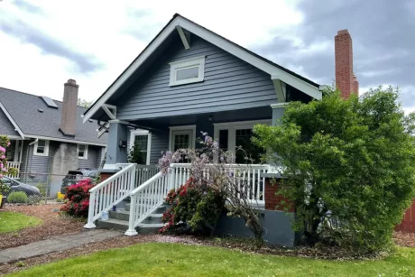 portland area house with a new paint job and elad paint removal