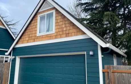 a two story house in portland painted by jk paint & contracting