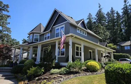 new paint job on a home in tualatin