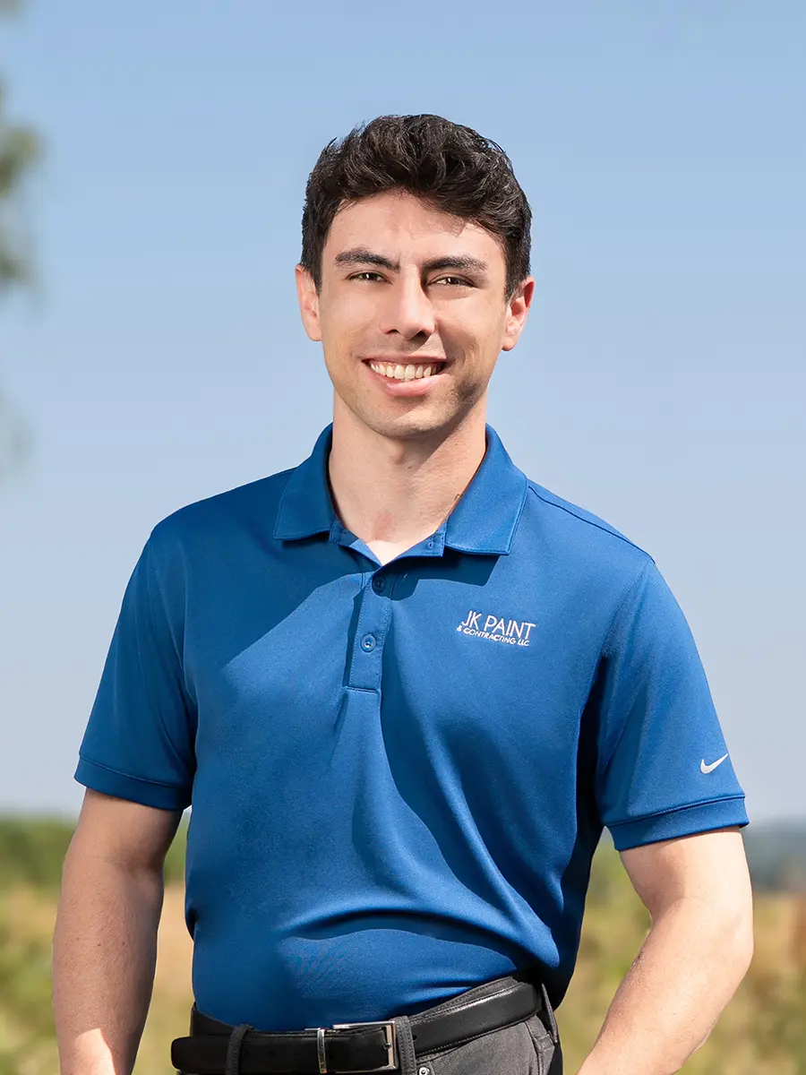 CalebHeadshot Caleb towers, marketer at JK Paint & Contracting