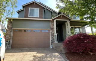 a portland home that was painted with a 2026 trending color, Thunderours by Sherwin Williams