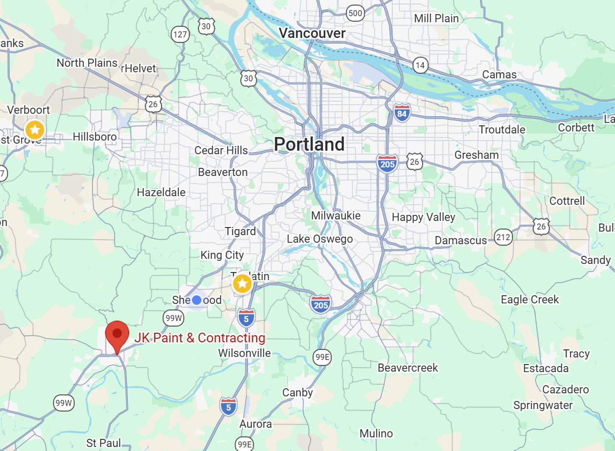 portland map jk paint service area
